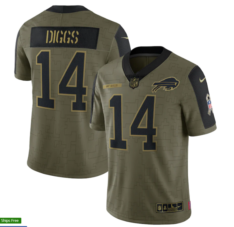Camisa NFL Buffalo Bills Vapor Limited Jersey Salute To Service 2021