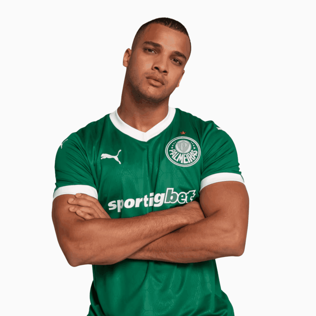 Camisa Puma Palmeiras 2025/26 I - Estevão N° 41