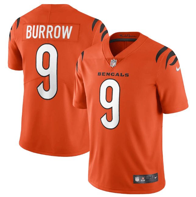 Camisa NFL Cincinnati Bengals Vapor Limited Jersey Laranja