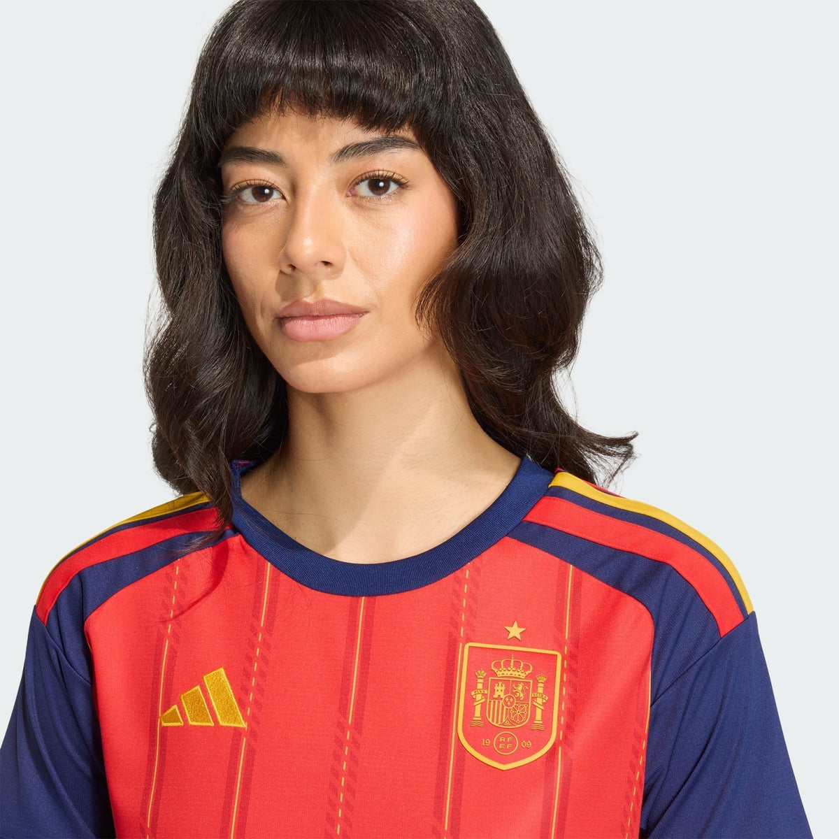 Camisa Espanha Feminina I 26/27 - Torcedor Adidas Vermelha