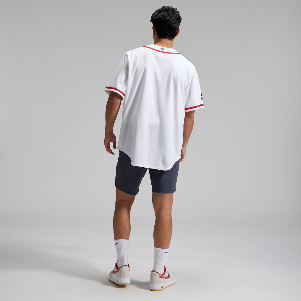 Jersey Beisebol República Dominicana WBC 2026 Branca