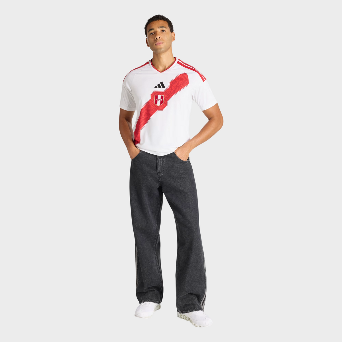 Camisa Peru I 26/27 - Torcedor Adidas - Branca