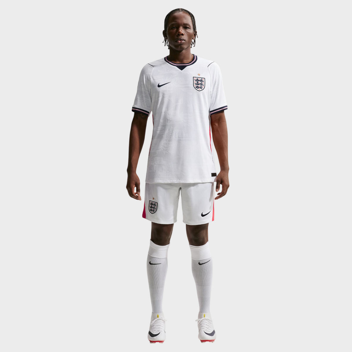 Camisa Inglaterra I 26/27 - Jogador Nike Masculina - Branca