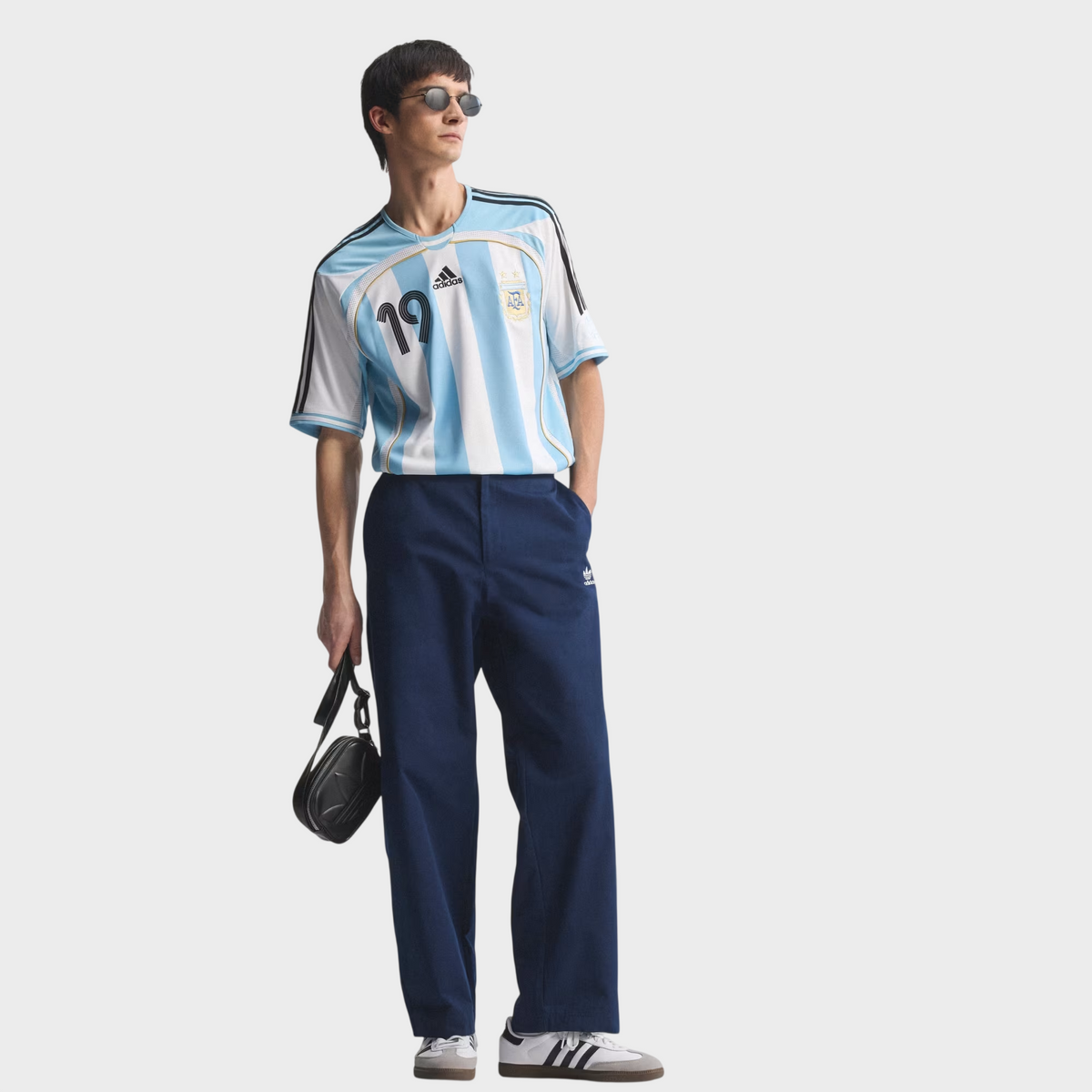 Camisa Argentina I 2006 Adidas - Retrô - MESSI 19