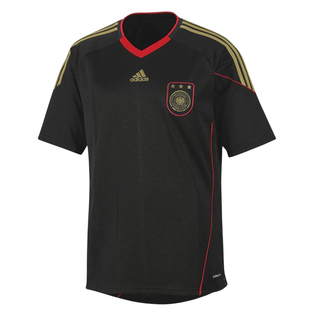 Camisa Alemanha II 2010 Adidas - Retrô - Preta