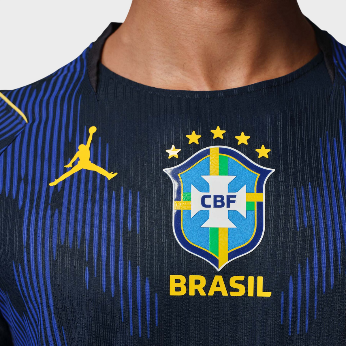 Camisa Seleção Brasileira II 26/27 - Jogador Nike X Jordan Masculina - Azul