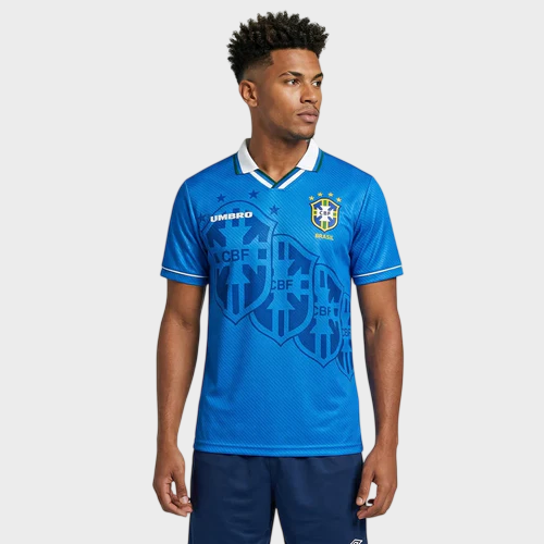 Camisa Seleção Brasileira II 1993/1994 Umbro - Retrô - Azul
