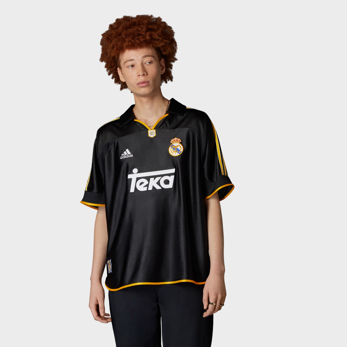 Camisa Real Madrid II 1999/2000 Adidas - Preta - Retrô