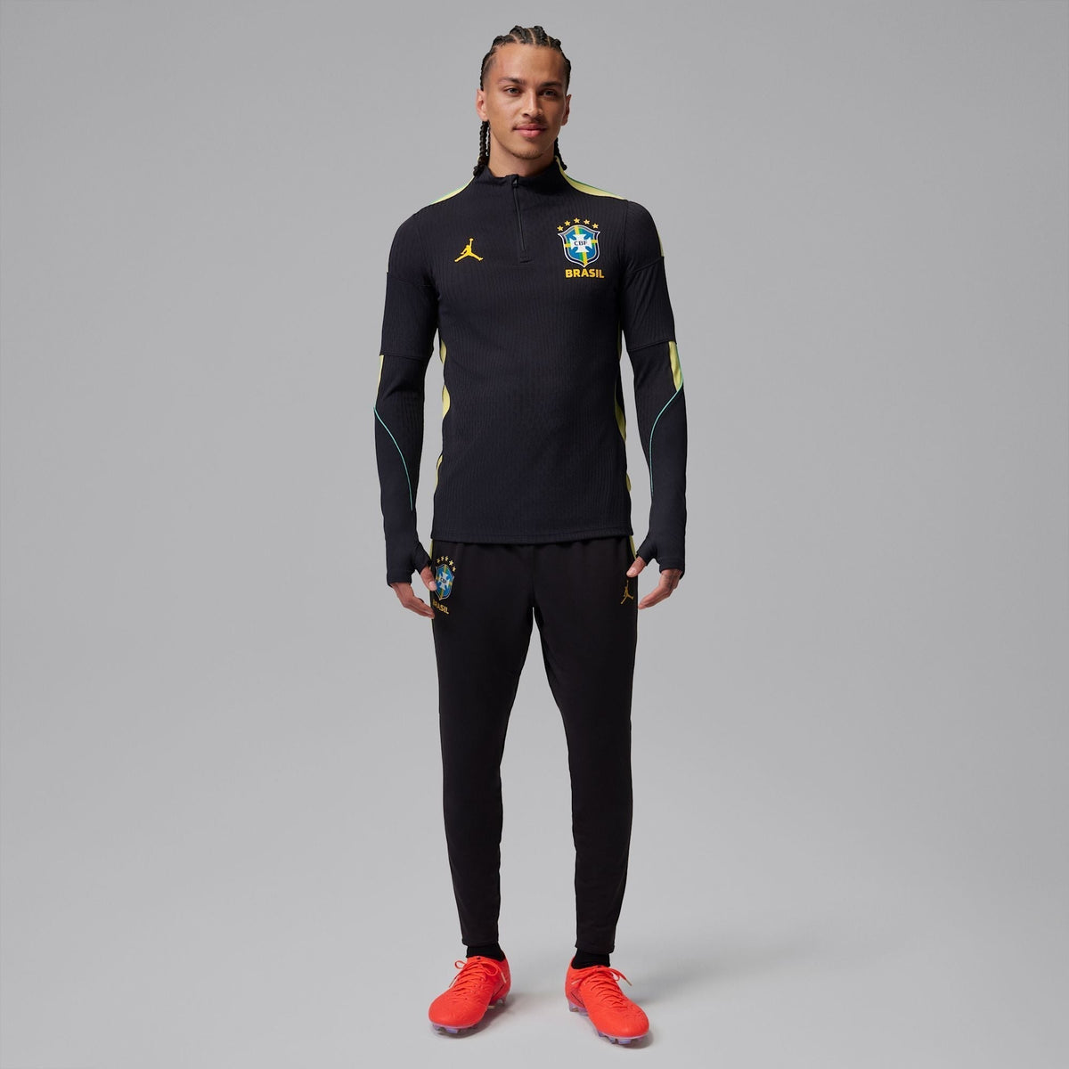 Conjunto de Treino Brasil 2026/27 Preto